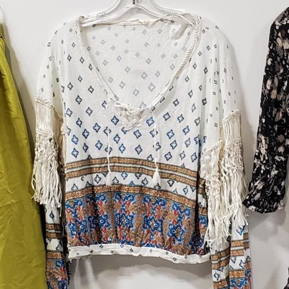 Free People XS Macra Maze Me Ivory
